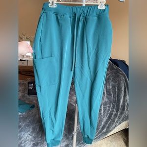 Mandala women’s scrub pants, Caribbean blue/Teal